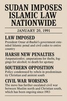 Sudan's 1991 Nationwide Imposition of Islamic Law Deepens a Brutal Civil War