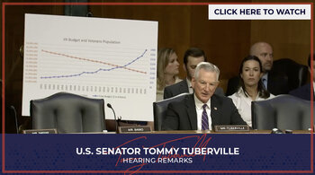 Tuberville, VA Secretary Doug Collins Discuss Streamlining Processes to Improve Outcomes for Veterans