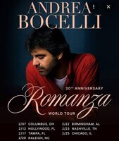 Alabama Appears En Masse For Andrea Bocelli