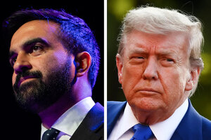 President Donald Trump and New York Mayor- elect Zorhan Mamdani